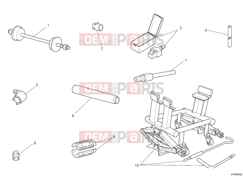 DUCATI 2014 Monster 696 ABS WORKSHOP SERVICE TOOLS, FRAME » FRAME