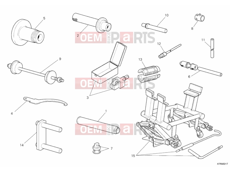 DUCATI 2012 Hypermotard 1100 EVO WORKSHOP SERVICE TOOLS, FRAME » FRAME