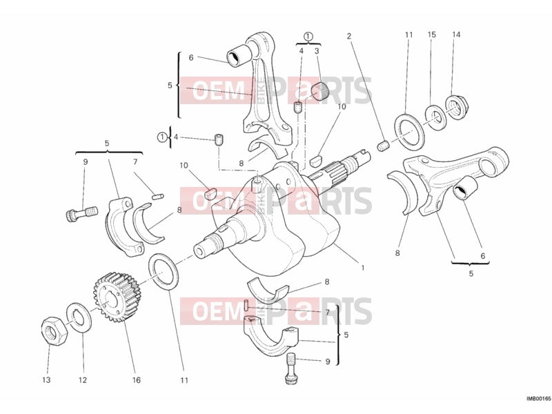 DUCATI 2012 Monster 659 CRANKSHAFT » ENGINE CASE