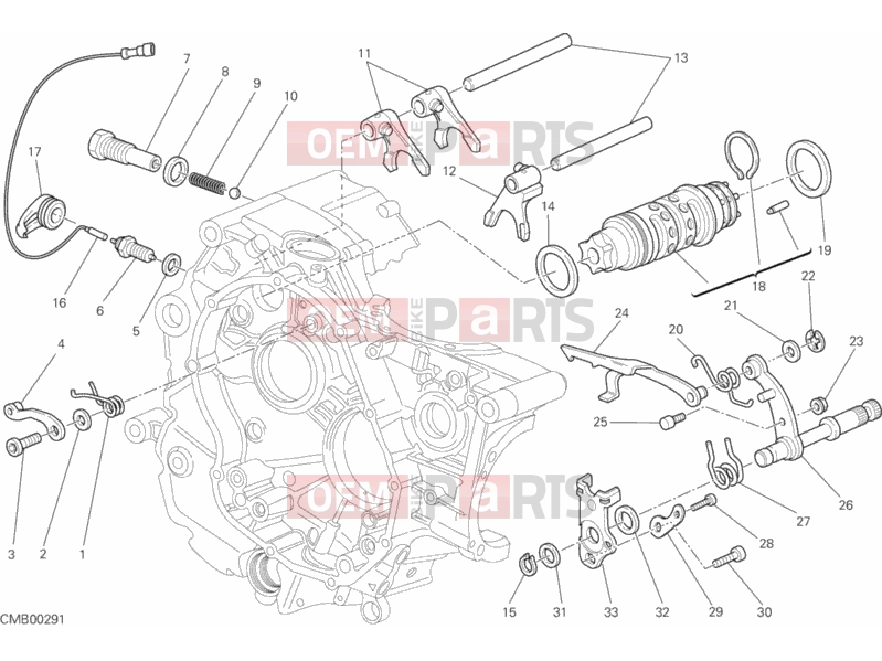 DUCATI 2012 Monster 696 ABS SHIFT CAM - FORK » FRONT SUSPENSION