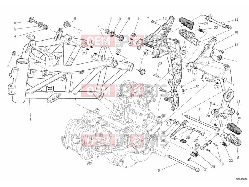 DUCATI 2011 Multistrada 1200 FRAME » FRAME