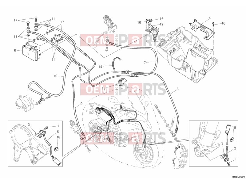 DUCATI 2011 Multistrada 1200 ABS BRAKING SYSTEM ABS » BRAKING SYSTEM