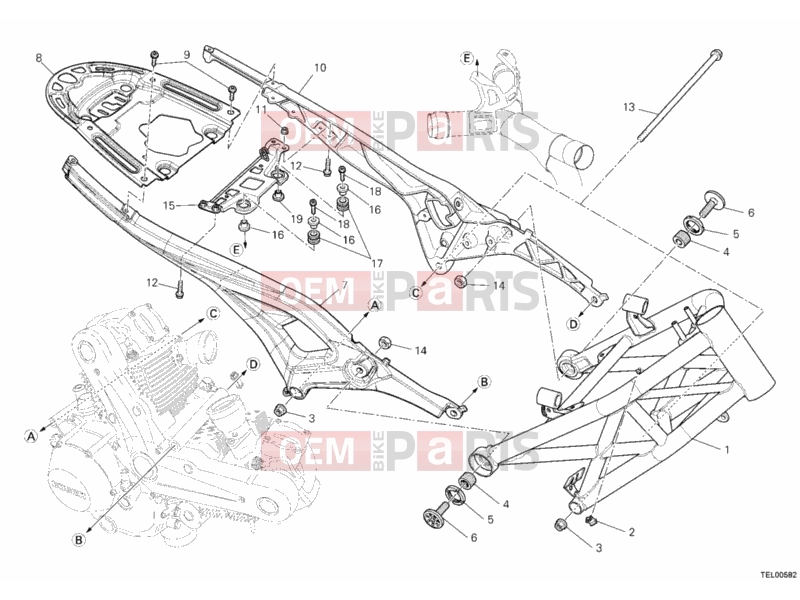 DUCATI 2011 Monster 696 FRAME » FRAME