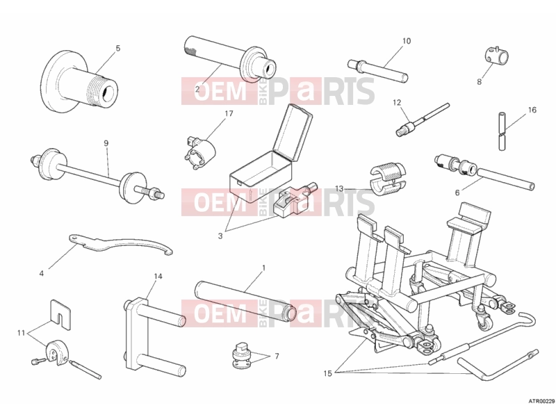 DUCATI 2011 Monster 796 ABS WORKSHOP SERVICE TOOLS, FRAME » FRAME