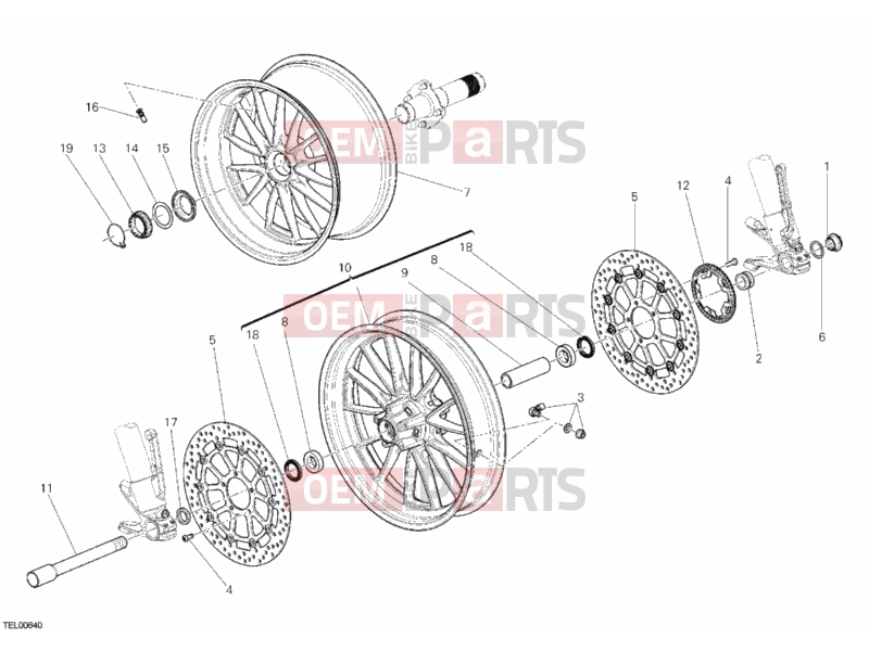 DUCATI 2011 Diavel WHEELS » FRONT WHEEL
