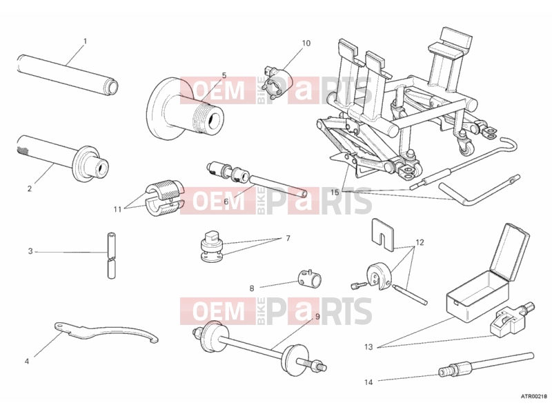 DUCATI 2010 Monster 1100 ABS WORKSHOP SERVICE TOOLS, FRAME » FRAME