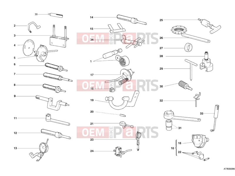 DUCATI 2010 Multistrada 1100 S WORKSHOP SERVICE TOOLS, ENGINE » UNCLASSIFIED