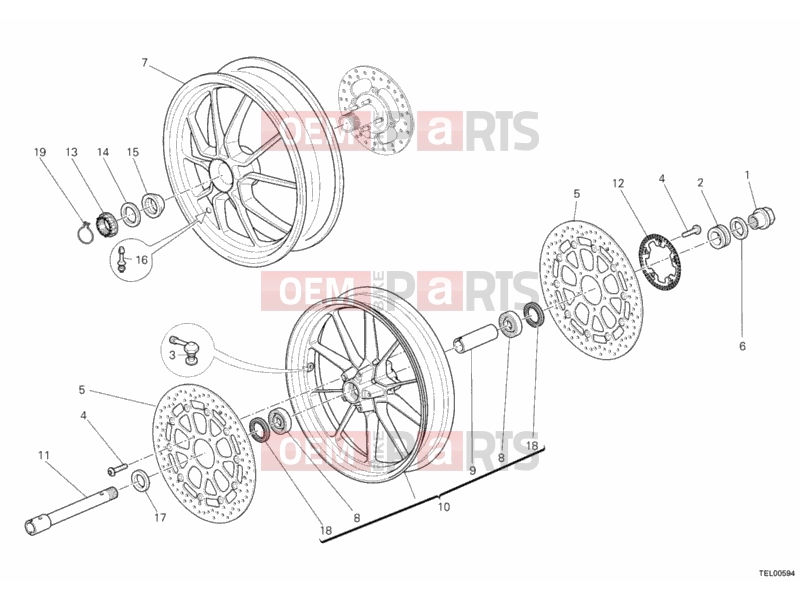 DUCATI 2010 Multistrada 1200 WHEELS » FRONT WHEEL