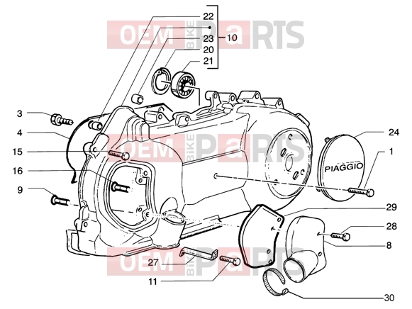 PIAGGIO Engine » Crankcase cooling