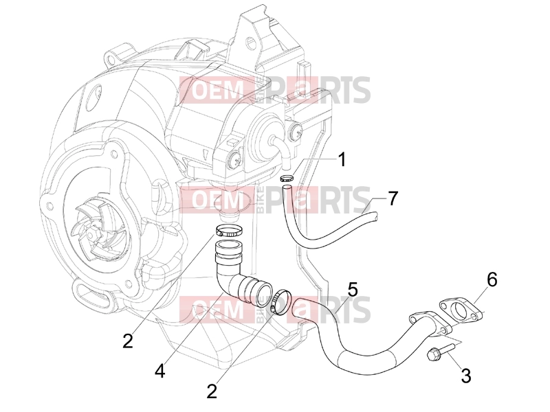 PIAGGIO Beverly 125 Engine » Secondary air box