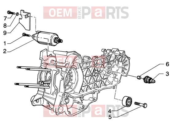 Engine » Electric starter - Piaggio Beverly 200