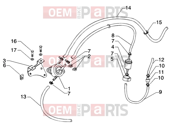 Chassis » Sipply system - Piaggio Beverly 200