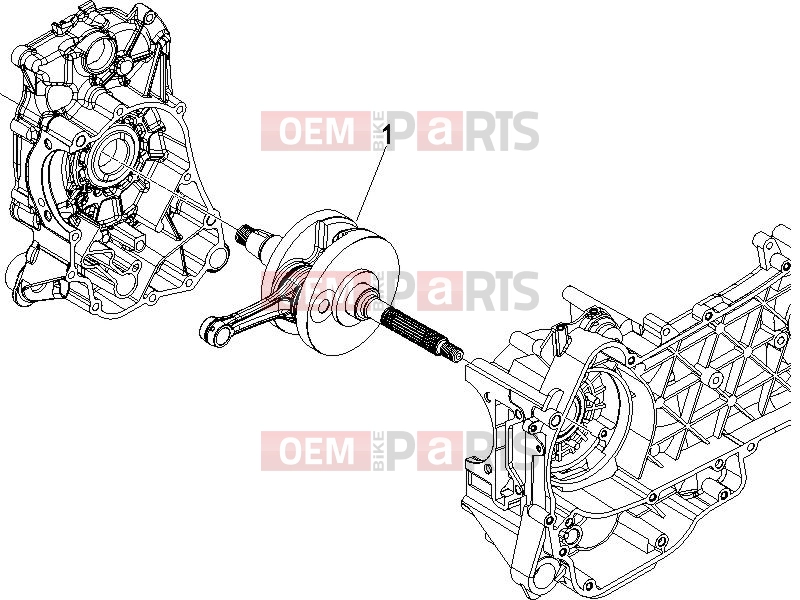 PIAGGIO Beverly 250 Engine » Crankshaft