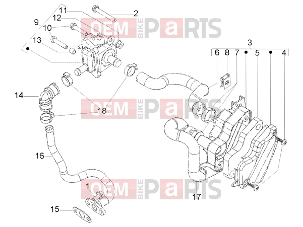 PIAGGIO Engine » Secondary air box