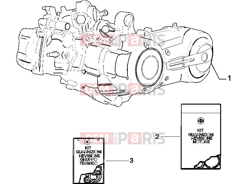 PIAGGIO Beverly 500 Engine » Engine, assembly