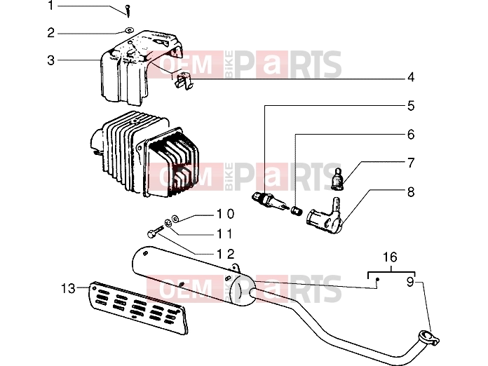 Engine » Silencer-Baffle - Piaggio Ciao M.Y. 99