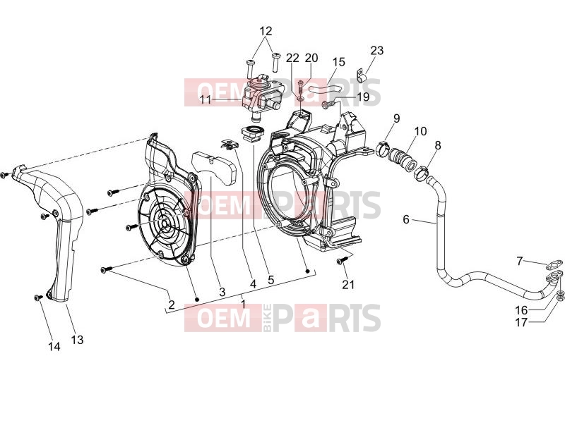 PIAGGIO Fly 125 Engine » Secondary air box