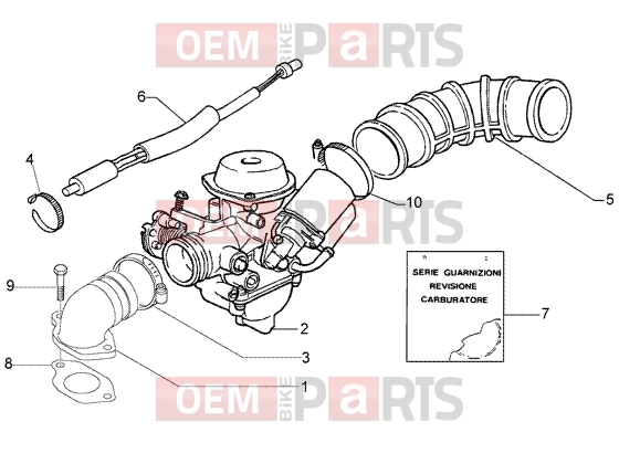 PIAGGIO Engine » Carburettor