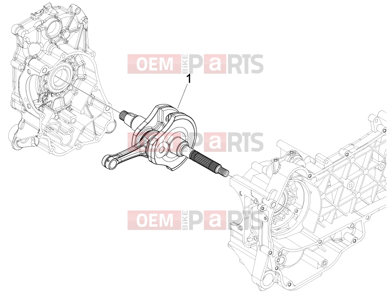 PIAGGIO Fly 150 Engine » Crankshaft