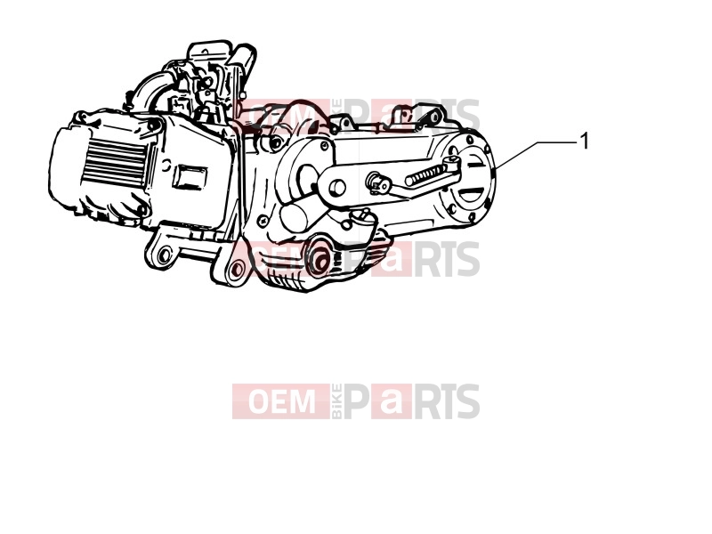 PIAGGIO Fly 50 4T Engine » Engine, assembly