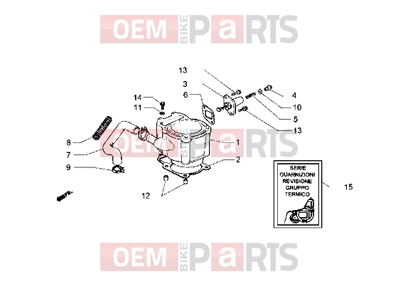 Engine » Cylinder - Piaggio Hexagon GT