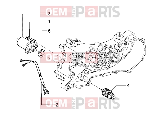 PIAGGIO Engine » Starting motor