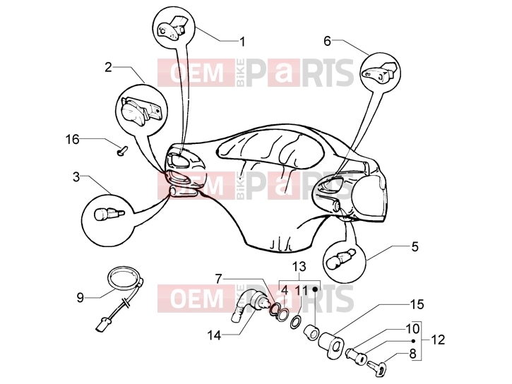 PIAGGIO Electrical system » Electrical device