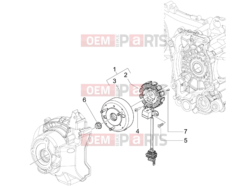 PIAGGIO MP3 125 Engine » Flywheel magneto