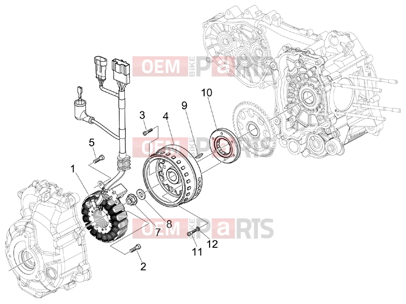 PIAGGIO MP3 250 Engine » Flywheel magneto
