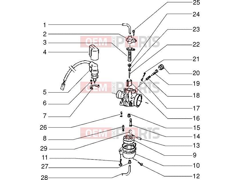 Engine » Carburettor - Piaggio NRG MC2