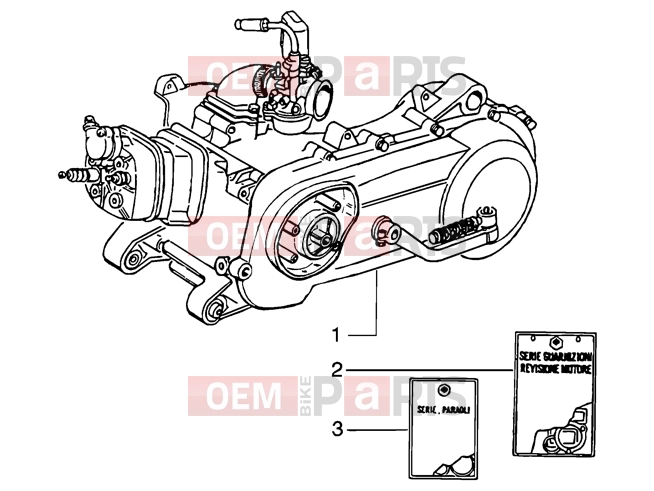 Engine » Engine - Piaggio NRG MC3 DD