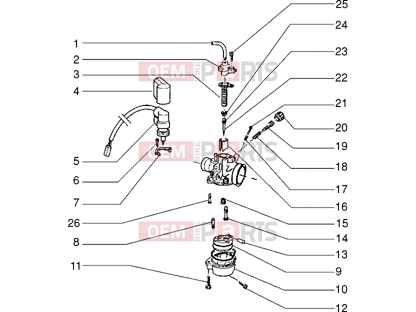 Engine » Carburettor - Piaggio NTT