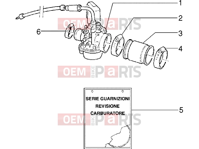 Engine » Carburettor - Piaggio Skipper 150