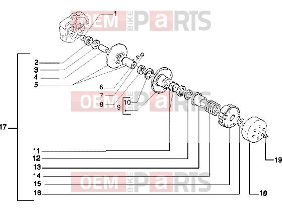 PIAGGIO Engine » Driven pulley