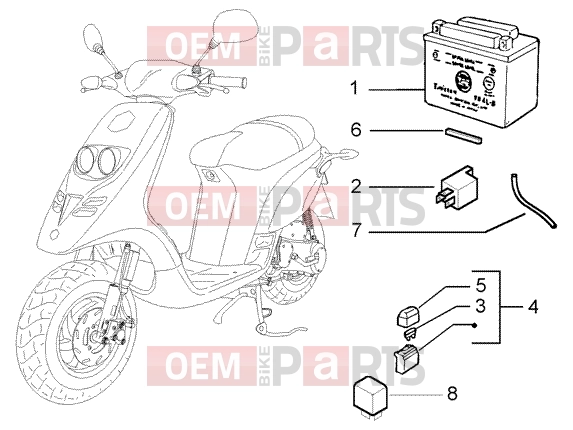 PIAGGIO Electrical system » ELECTRICAL DEVICE