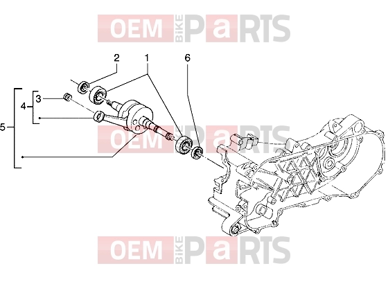 PIAGGIO Engine » Crankshaft