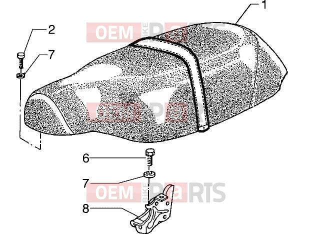PIAGGIO Chassis » Saddle