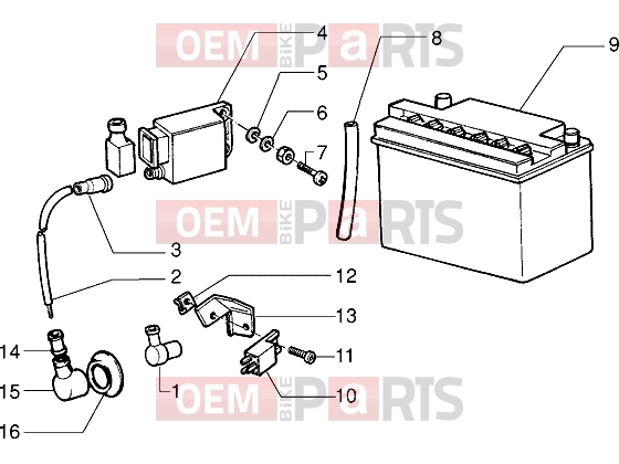 PIAGGIO Electrical system » Electrical devices