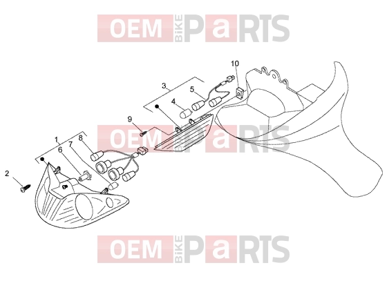 PIAGGIO Electrical system » FRONT LIGHTS