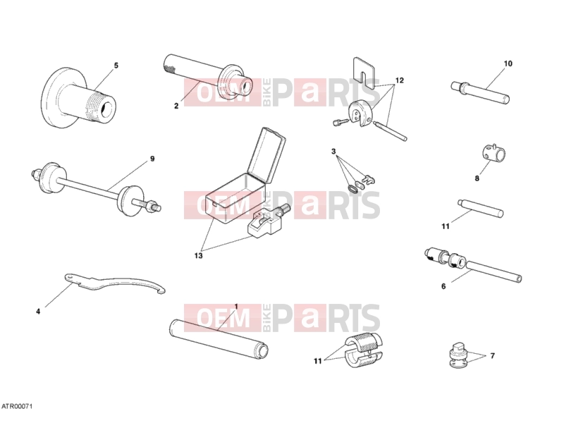 DUCATI 2008 Multistrada 1100 WORKSHOP SERVICE TOOLS, FRAME » FRAME