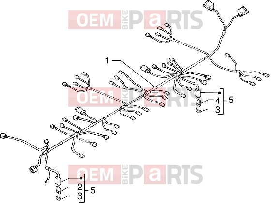 PIAGGIO Electrical system » Cable harness