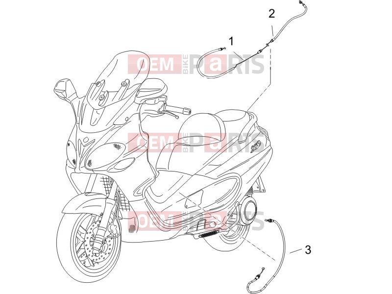 Braking system - Transmissions » Transmissions - Piaggio X9 125 Evolution 2006