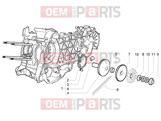 PIAGGIO Engine » Driving pulley