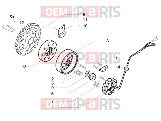 PIAGGIO Engine » Flywheel Magneto