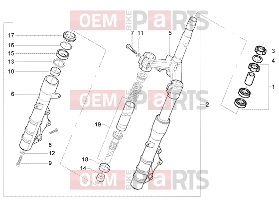 PIAGGIO Suspensions-Wheels » Fork