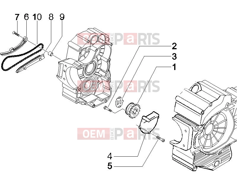 PIAGGIO X9 500 Evolution Engine » Oil pump