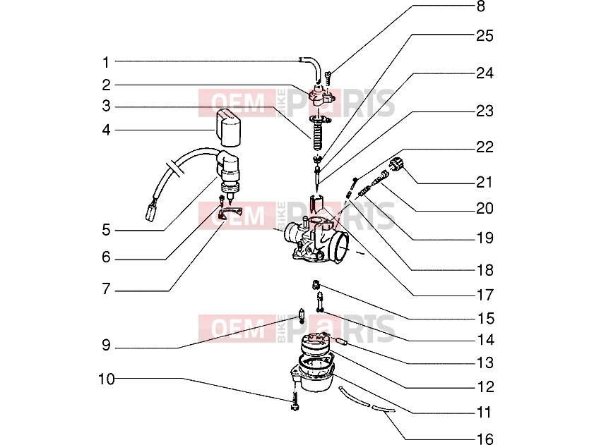 PIAGGIO Engine » Carburettor