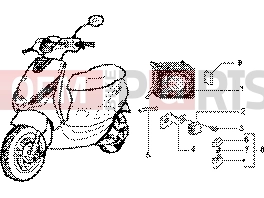 Electrical system » Electrical device - Piaggio Zip 125 4T