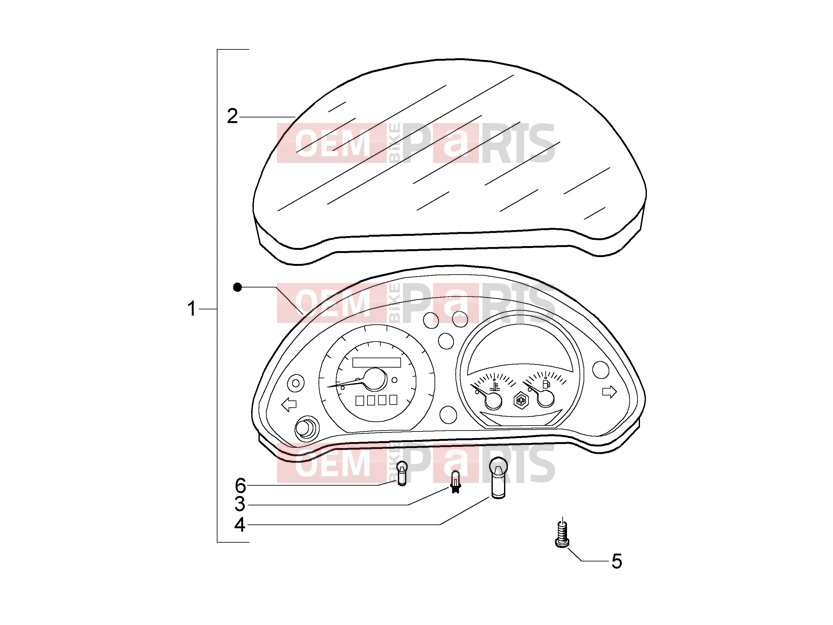 PIAGGIO Electrical system » Instrument unit