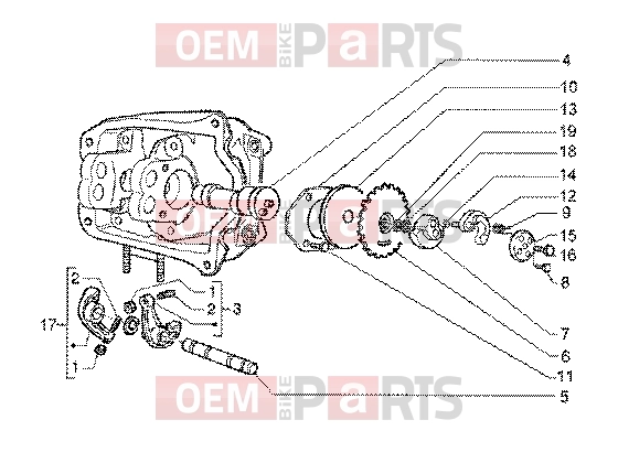 PIAGGIO Engine » Rocker levers support